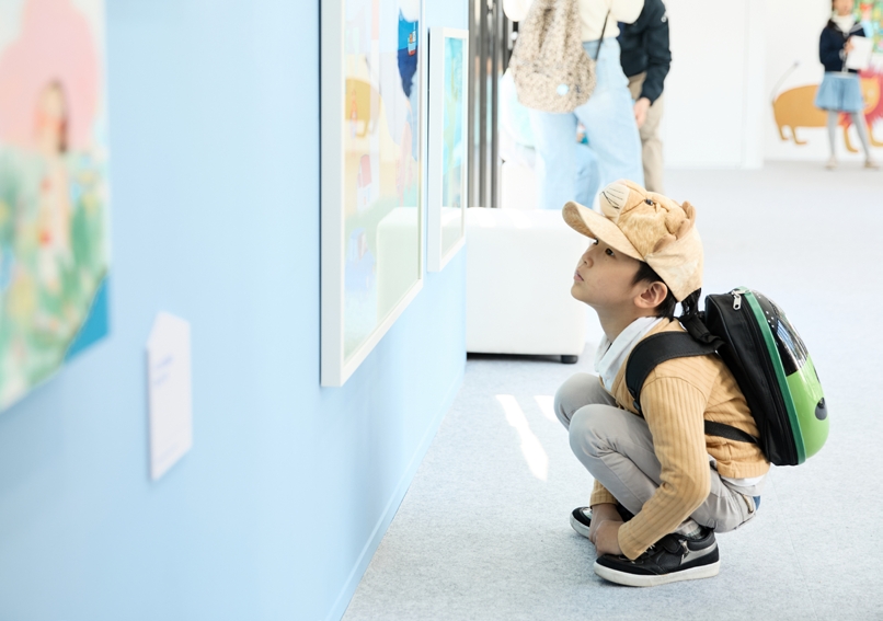 낮은 시선, 큰 울림 : 현대해상 <어린이 미술 전시회> 캠페인 이미지